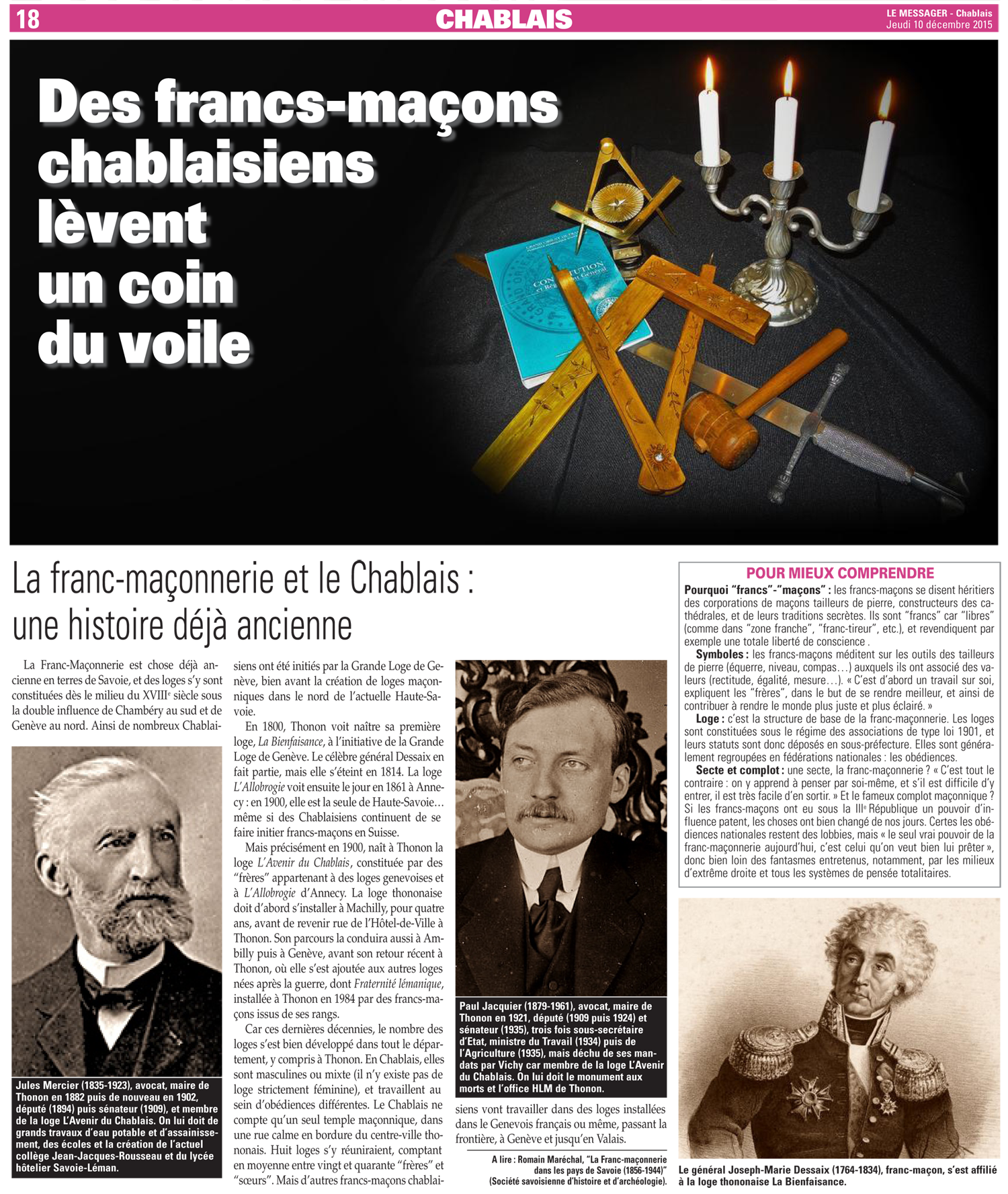 Dans la presse (Le Messager, 10/12/2015)